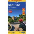ADFC Regionalkarte Karlsruhe und Umgebung,1:50.000