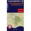 Gewsserkarte Mecklenburgische Kleinseenplatte 1 : 50 000