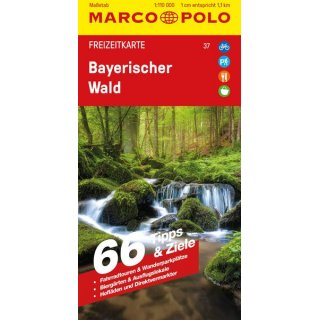 Freizeitkarte 37 Bayerischer Wald