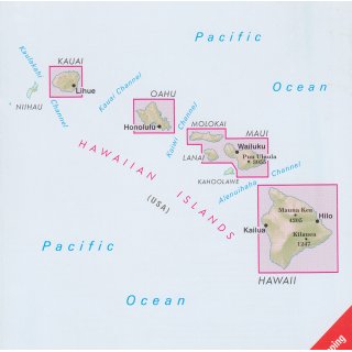 Hawaiian Islands 1:150.000/1:330.000