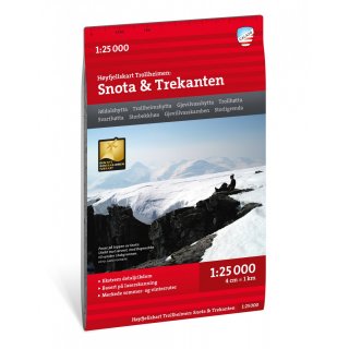 Trollheimen: Snota & Trekanten 1:25.000