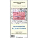 Havelseengebiet - Potsdam - Werder 1 : 50 000