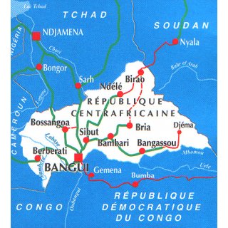Rpublique Centrafricaine 1:1.500.000