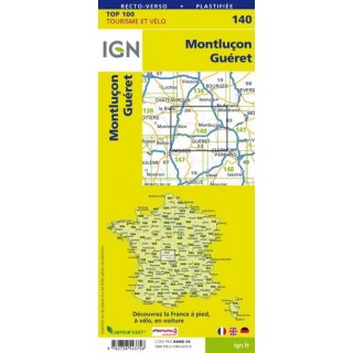 140 Montluon / Gueret 1:100.000