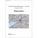 Karte von Ostpreuen 1:300.000 (gefaltet)