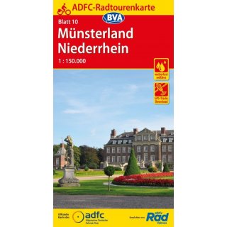 10 Mnsterland / Niederrhein 1:150.000