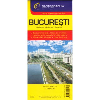 Bucuresti (Bukarest) 1:26.000