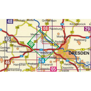 006 Linkselbische Tler zwischen Dresden und Meien 1:33.000