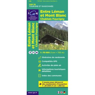 07 Entre Lman et Mont Blanc 1:75.000