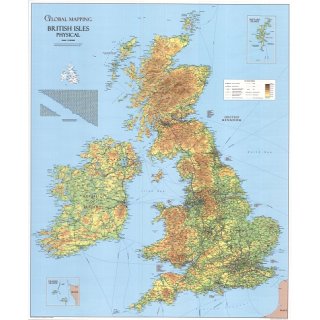 Grobritannien und Irland, physisch 1:1.000.000