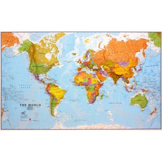 Weltkarte, politisch 1:20.000.000