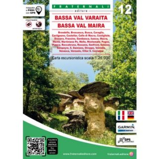 12 Bassa Val Varaita/Bassa Val Maira  1:25.000