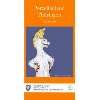 Porzellanland Thringen 1:250.000