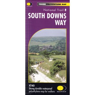 South Downs Way - Winchester to Eastbourne 1:40.000