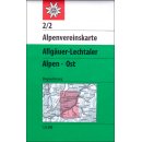 2/2  Allguer-Lechtaler Alpen - Ost 1:25.000