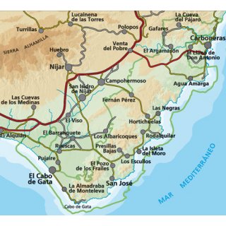 Cabo de Gata - Njar 1:50.000