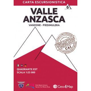 6 Valle Anzasca (Ost) 1:25.000