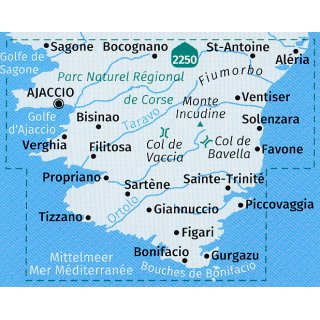 Korsika, Sd 1:50.000
