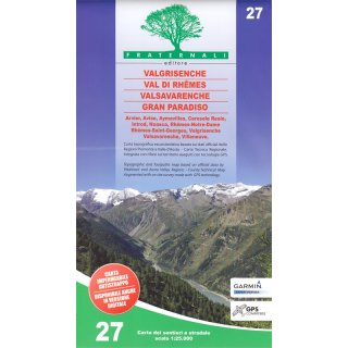 27 Valgrisenche/Val di Rhmes/Valsavarenche/Gran Paradiso  1:25.000