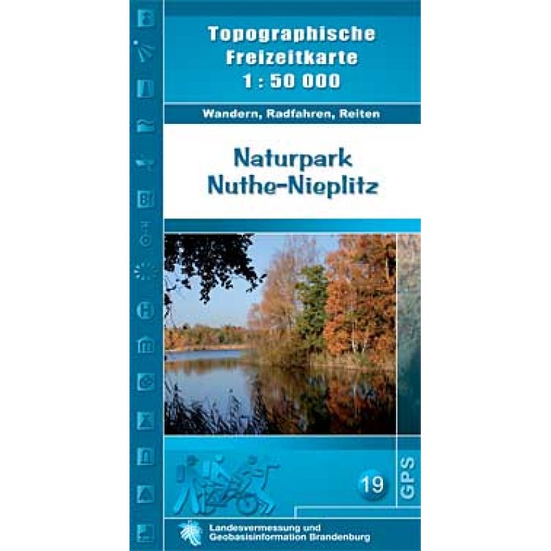 19 Naturpark Nuthe-Nieplitz. 1:50.000 - LandkartenSchropp.de Online Shop