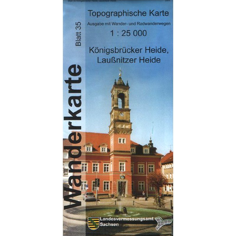 WK25 Blatt 35 Königsbrücker Heide, Laußnitzer Heide 125.000