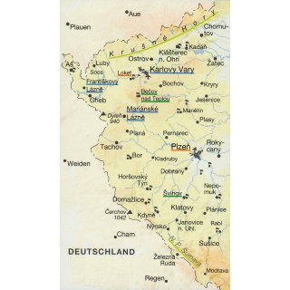 Westböhmen & Bäderdreieck - LandkartenSchropp.de Online Shop