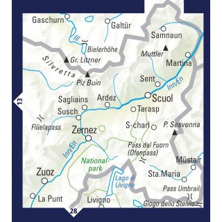 14 Unterengadin 1:60.000