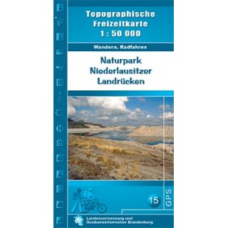 15 Naturpark Niederlausitzer Landrücken. 1:50.000