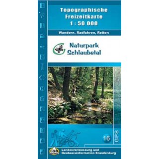 16 Naturpark Schlaubetal. 1:50 000