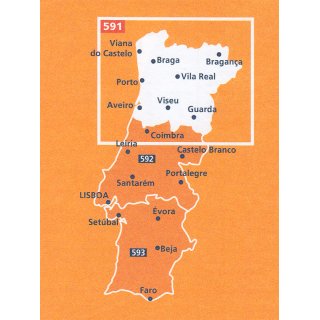 Portugal, Nord 1:300.000
