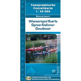 25 Spree-Dahme-Gewässer 1:50.000