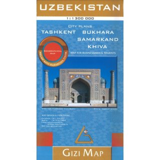 Usbekistan geographisch 1:1 300 000