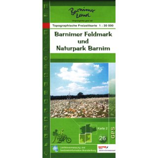 26-2 Barnimer Feldmark und Naturpark Barnim 1:30.000