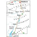 S&uuml;dtirol Trentino Gradaseel 1:150.000