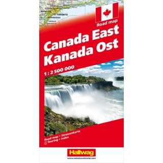 Canada East / Kanada Ost 1:2.500.000