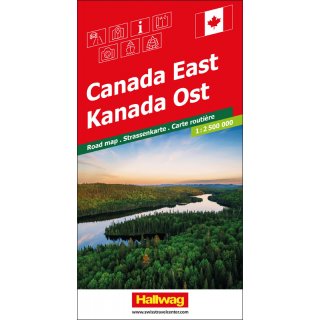 Canada East / Kanada Ost 1:2.500.000