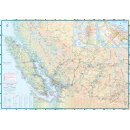 British Columbia Southwest & Washington State 1:800.000
