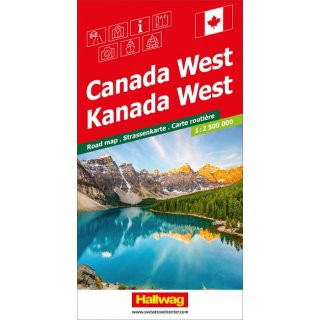 Canada West / Kanada West 1:2.500.000