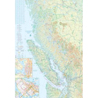 British Columbia South 1:800.000