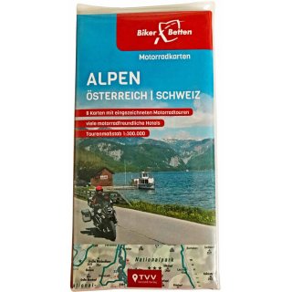Alpen Österreich Schweiz 1:300.000