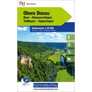 KuF Deutschland Outdoorkarte 53 Obere Donau