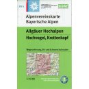 DAV Alpenvereinskarte Bayerische Alpen 04 4 Allgäuer...