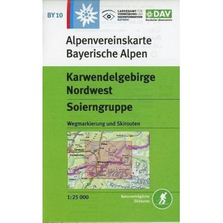 BY10 Karwendelgebirge Nordwest 1:25.000