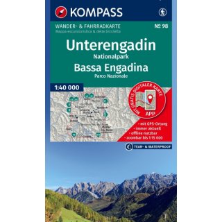 WK   98  Unterengadin  1: 40 000