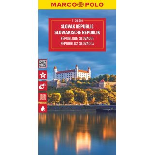 Slowakische Republik 1:200 000