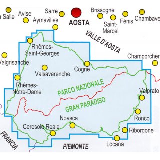 Parco Nazionale Gran Paradiso 1:25.000