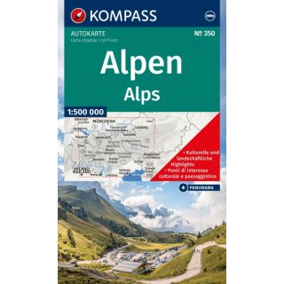 350 Alpen 1:500 000