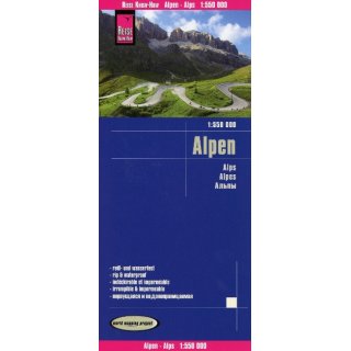 Alpen 1:550 000