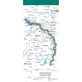 2558 Europ�ischer Fernwanderweg E5 Alpen�berquerung 1:50.000