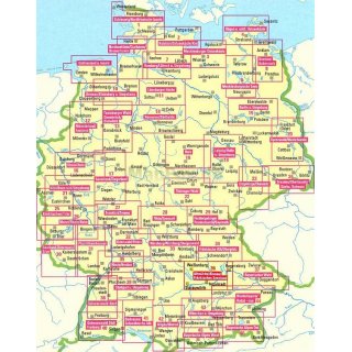 Odenwald, Rhein 1:100.000